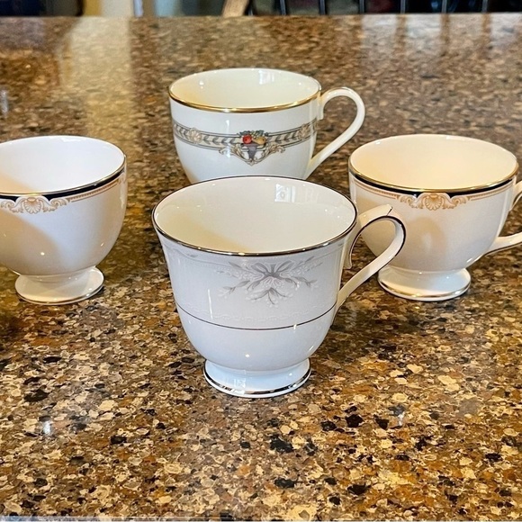 6 CHINA CUPS. NORITAKE, SILK RIBBONS, GOTHAM, MASTERPIECE COLLECTION & MORE - Picture 10 of 11